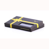 Blue Check Mens Silk Self tie Bow Tie with Pocket Squares Set - Amedeo Exclusive